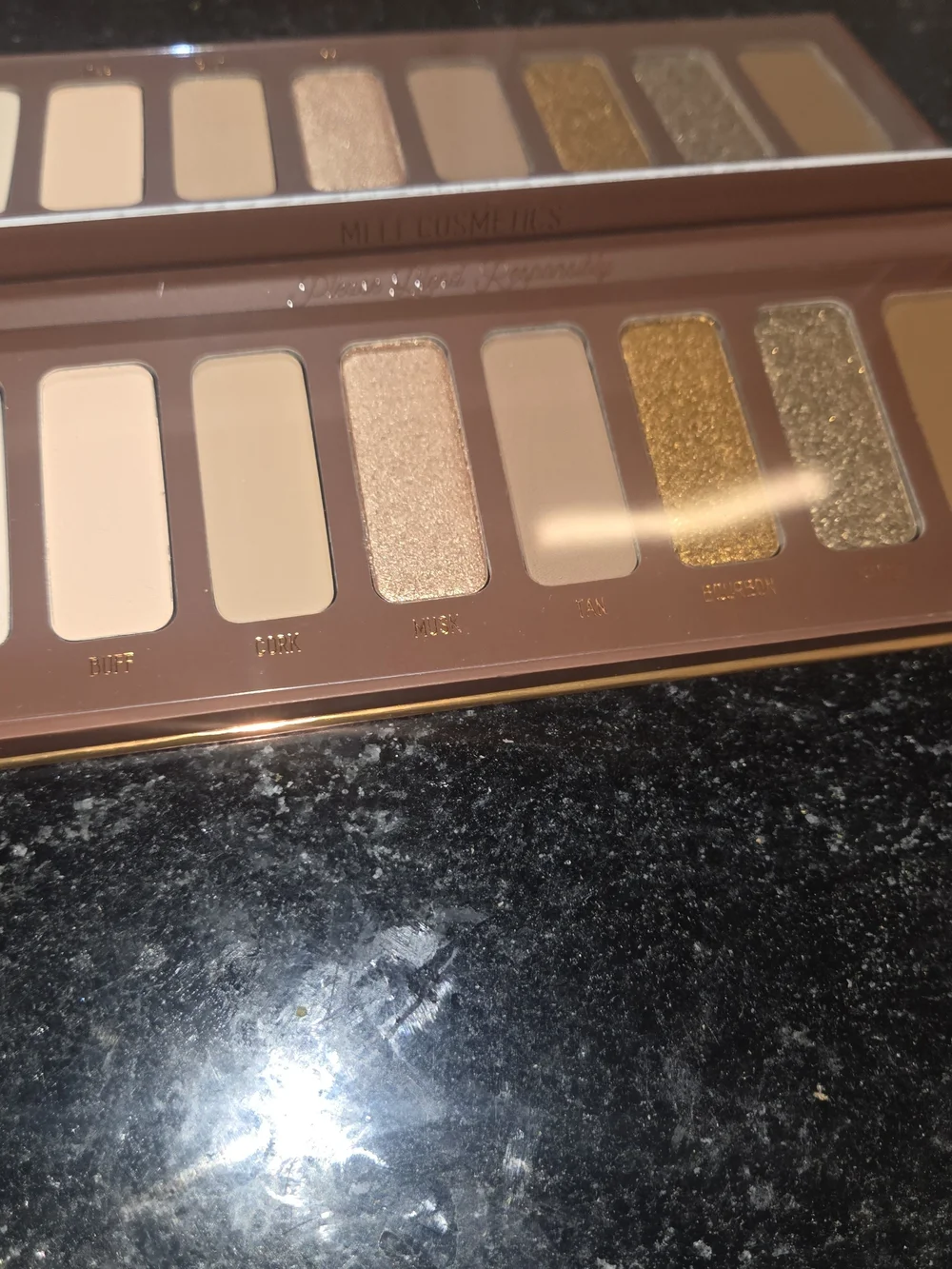 Melt Cosmetics Eyeshadow Palette — Brown And Gold Colors